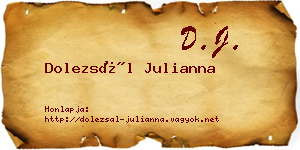Dolezsál Julianna névjegykártya