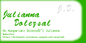 julianna dolezsal business card